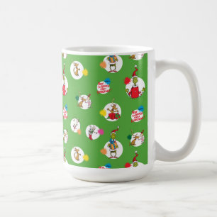 Caneca De Café O Grinch  Padrão de pontos de Natal