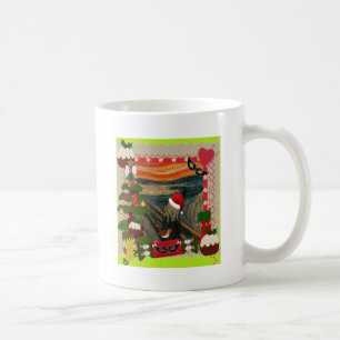 Caneca De Café o gritar de natal feio