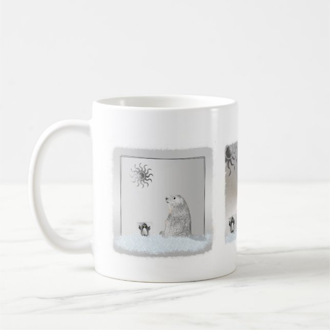 Caneca De Café O Groundhog Mied (Esquerda)