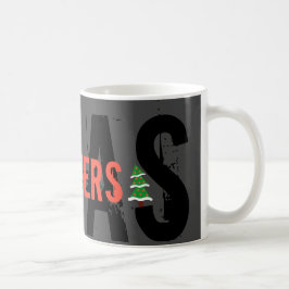 Caneca De Café O Grunge XMAS IMPORTA A árvore de Natal que chama
