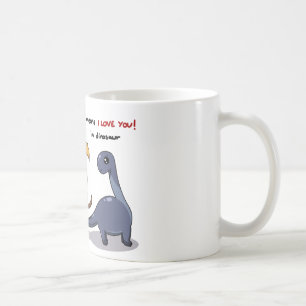 Caneca De Café O grupo bonito de dinossauros Rawr significa que