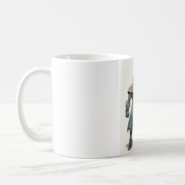 Caneca De Café O Guardião do Azure Steel (Esquerda)