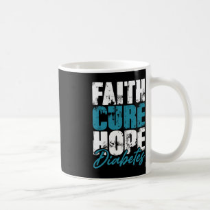 Caneca De Café O Guerreiro Diabético Dão Fé Cure Esperança Diabet