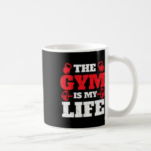 Caneca De Café O Gym É A Minha Vida - O Bacalhau De Elevação De P
