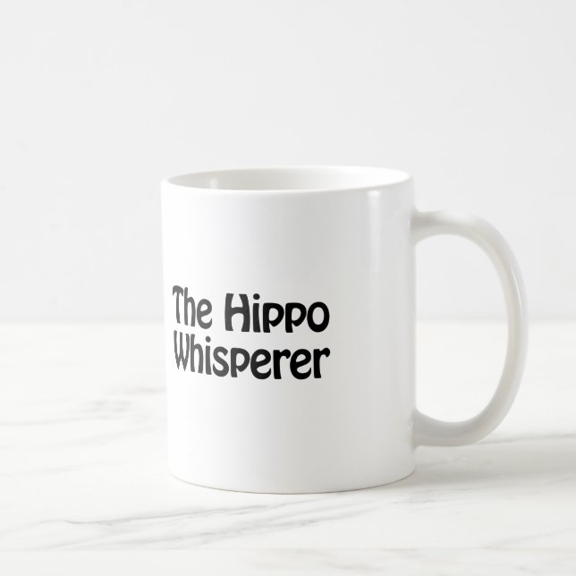 Caneca De Café o hippo whisperer (Direita)