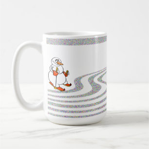 Caneca De Café O Homem de Neve do Esqui -