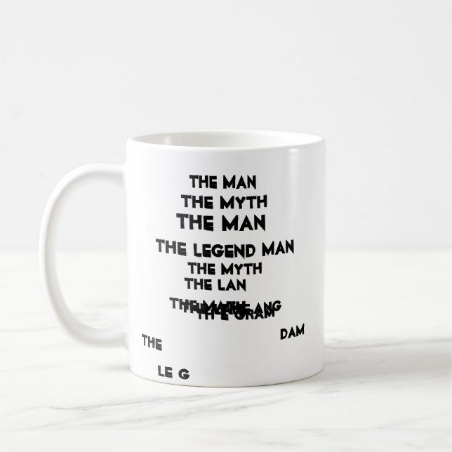 Caneca De Café o homem o homem o homem (Esquerda)