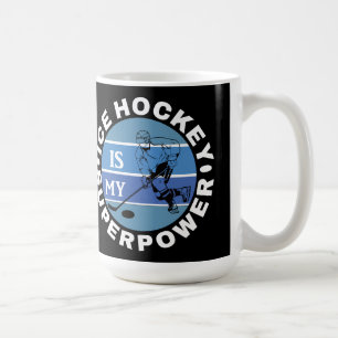 Caneca De Café O Hóquei No Gelo É A Minha Superpotência
