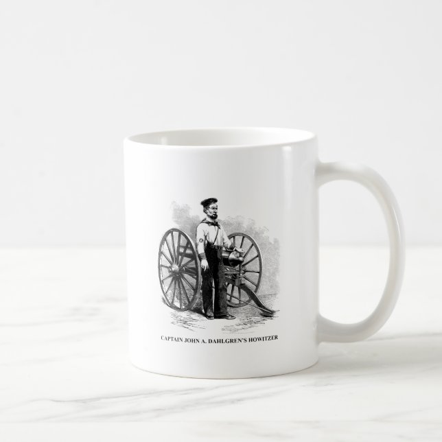 Caneca De Café O Howitzer de Dahlgren (Direita)