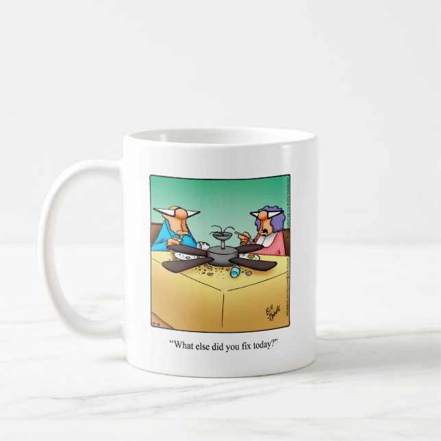 Caneca De Café O Humor Mug Do Handyman Dom Para Ele (Esquerda)