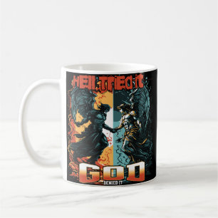 Caneca De Café O Inferno Tentou Que Deus Negasse A Fé Cristã