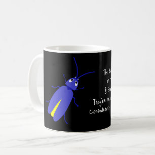 Caneca De Café O Inseto Azul Appalaciano
