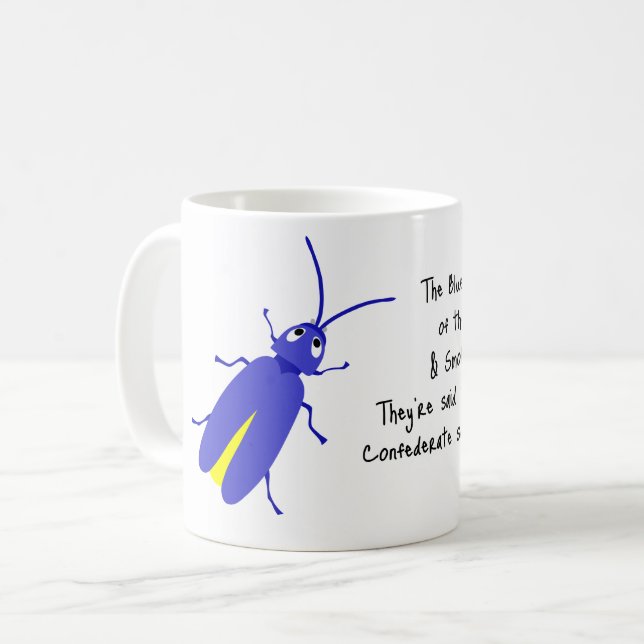 Caneca De Café O Inseto de Relâmpago Appalaciano (Frente Esquerda)