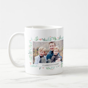 Caneca De Café O inverno esverdeia a foto do feriado