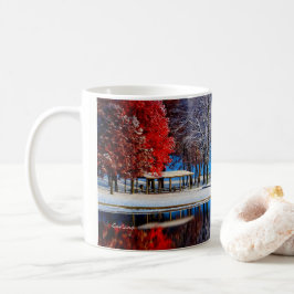 Caneca De Café O inverno move-se dentro