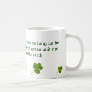 Caneca De Café O irlandês nunca é Bebado