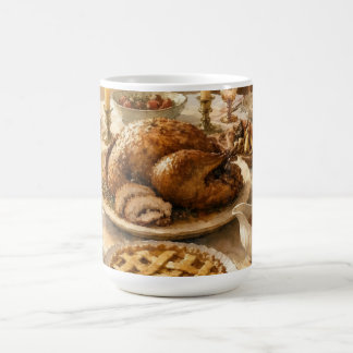 Caneca De Café O Jantar de Ação de Graças das Festas