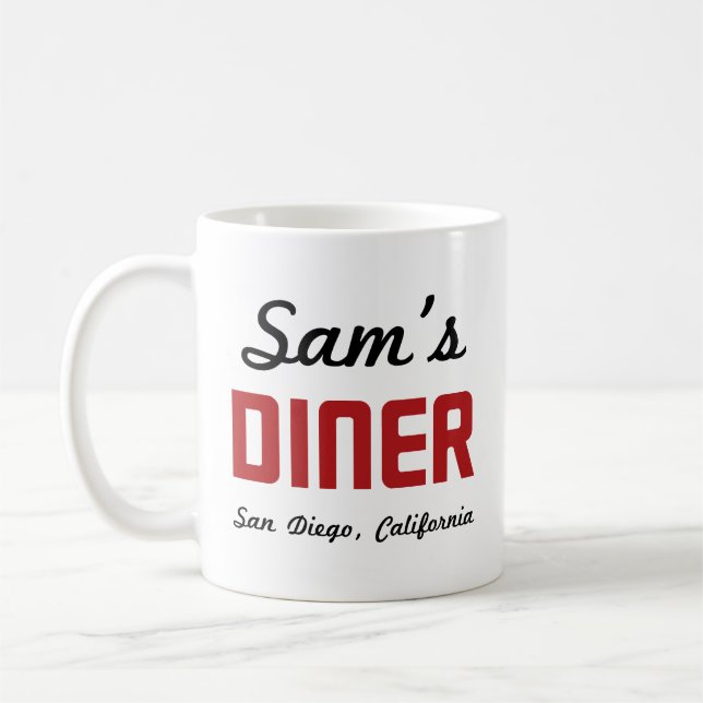 Caneca De Café O Jantar do Sam da Saga ~ Lyons (Esquerda)
