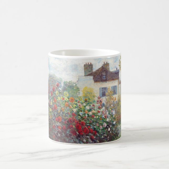 Caneca De Café O Jardim do Artista na Argentina, por Claude Monet (Centro)