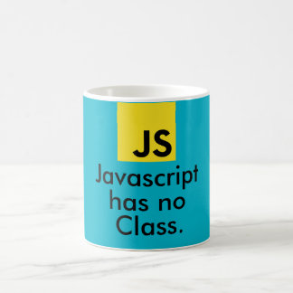 Caneca De Café O Javascript não tem nenhuma classe