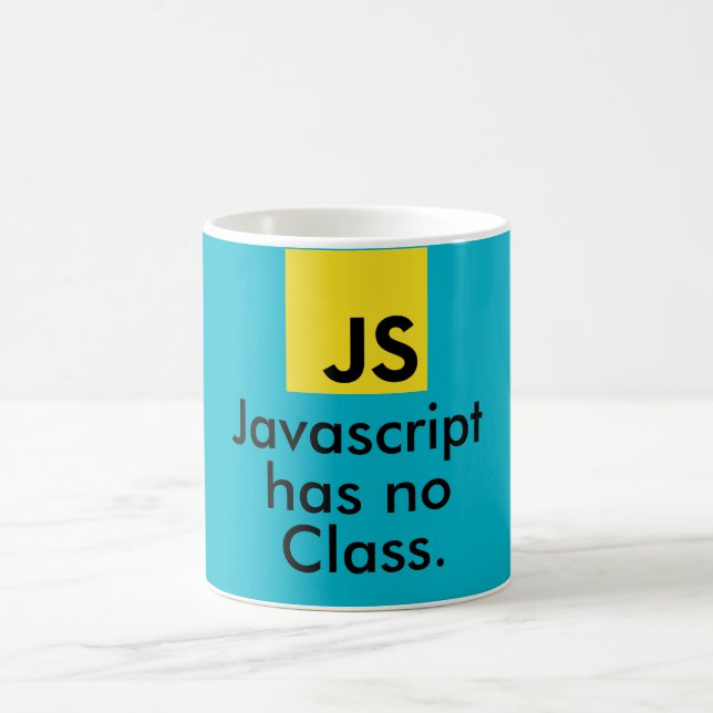 Caneca De Café O Javascript não tem nenhuma classe (Centro)