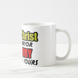 Caneca De Café O Jesus Cristo é meu salvador