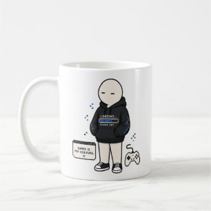 Caneca De Café O Jogo É Minha Cultura Piada de Gamer Meme