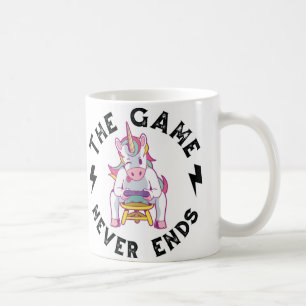 Caneca De Café O jogo nunca acaba