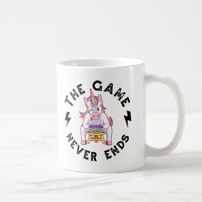 Caneca De Café O jogo nunca acaba (Direita)