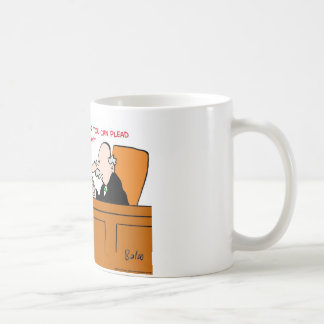 Caneca De Café o juiz não defende nao culpado nenhum problema