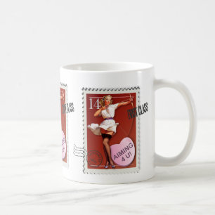 Caneca De Café O kitsch Bitsch: "Apontando Pin do coração dos