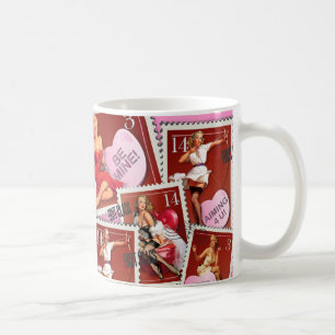Caneca De Café O kitsch Bitsch: Coleção de selo dos namorados