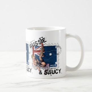 Caneca De Café O kitsch Bitsch: Pin-Acima australiano & picante