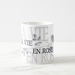 Caneca De Café O La Vie o En aumentou