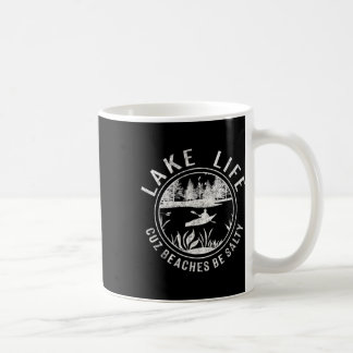 Caneca De Café O lago das mulheres, as praias cuz são molhadas pe