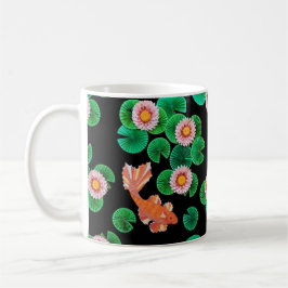 Caneca De Café O Lago de Koi de Papel