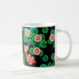 Caneca De Café O Lago de Koi de Papel