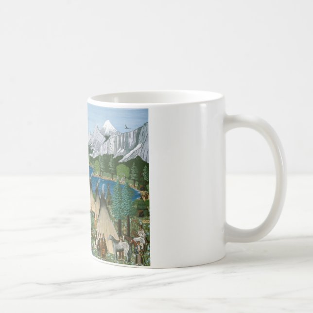 Caneca De Café O Lago Nez Perce ~ Wallowa (Direita)