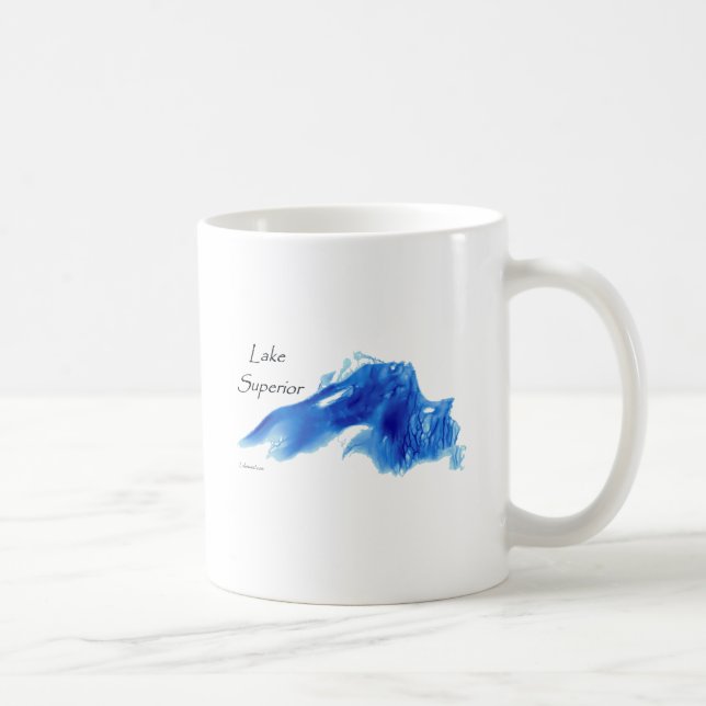 Caneca De Café O Lago Superior detalhado (Direita)