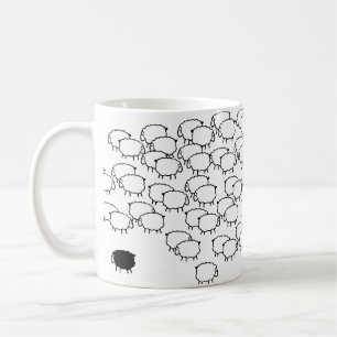 Caneca De Café O lar é onde o "Herd" é o "Sheep Mug"