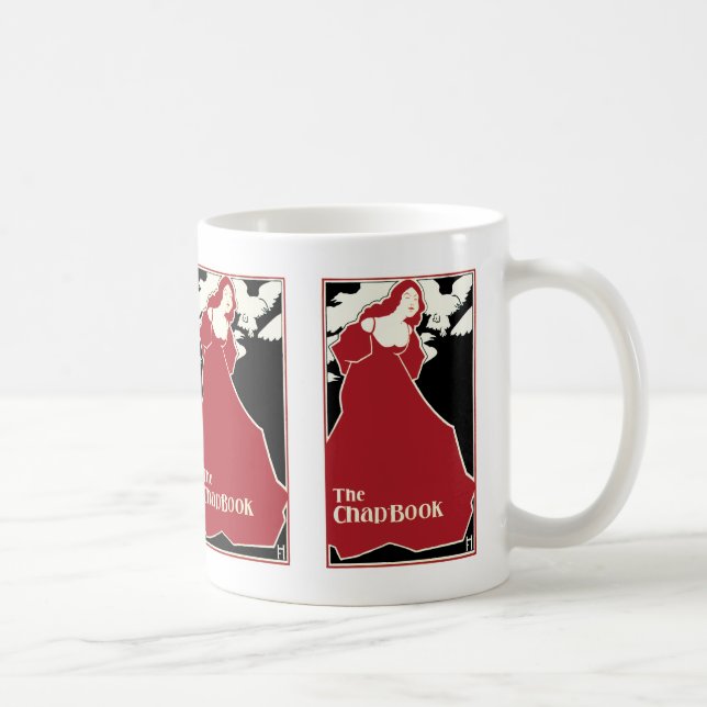 Caneca De Café O Livro Do Chap ~ Red Lady Coffee Mug (Direita)