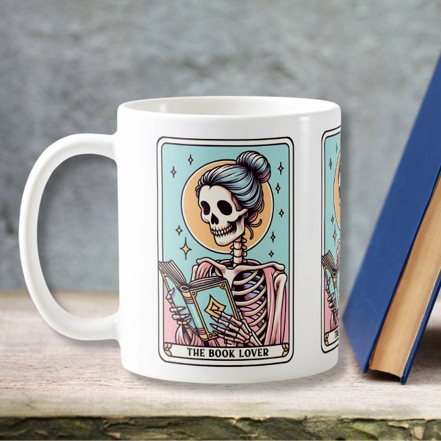 Caneca De Café O Livro do Livro do Tarot Card Lover (Criador carregado)