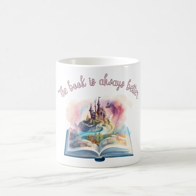 Caneca De Café O livro é sempre melhor (Centro)