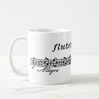 Caneca De Café O logotipo de flutetunes.com