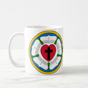 Caneca De Café O Lutheranism Martin Luther do rosa de Luther