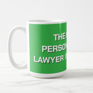 Caneca De Café O maior advogado de lesões pessoais do mundo