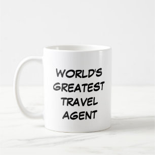 Caneca De Café "O maior agente de Viagem do mundo" Mug