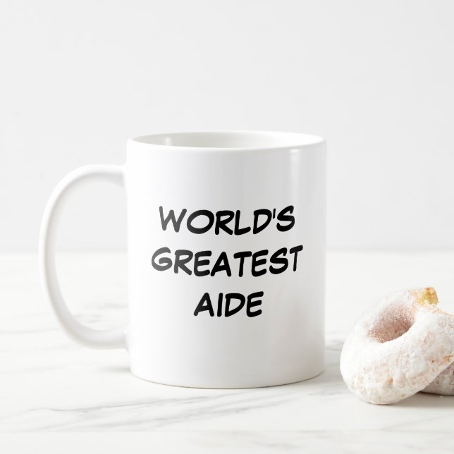 Caneca De Café O maior aide do mundo" Mug (Com Donut)