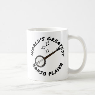 Caneca De Café O Maior Banjo do Mundo, Banjoist Engraçado