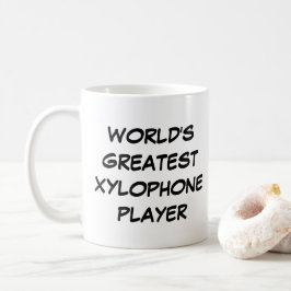Caneca De Café "O Maior Jogador de Xylofone do Mundo" Mug